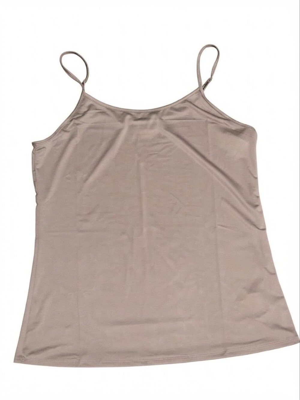 Perch by Blu Pepper Camisole Tank Top NWOT 1X Taupe Adjustable Fall Chick Layer